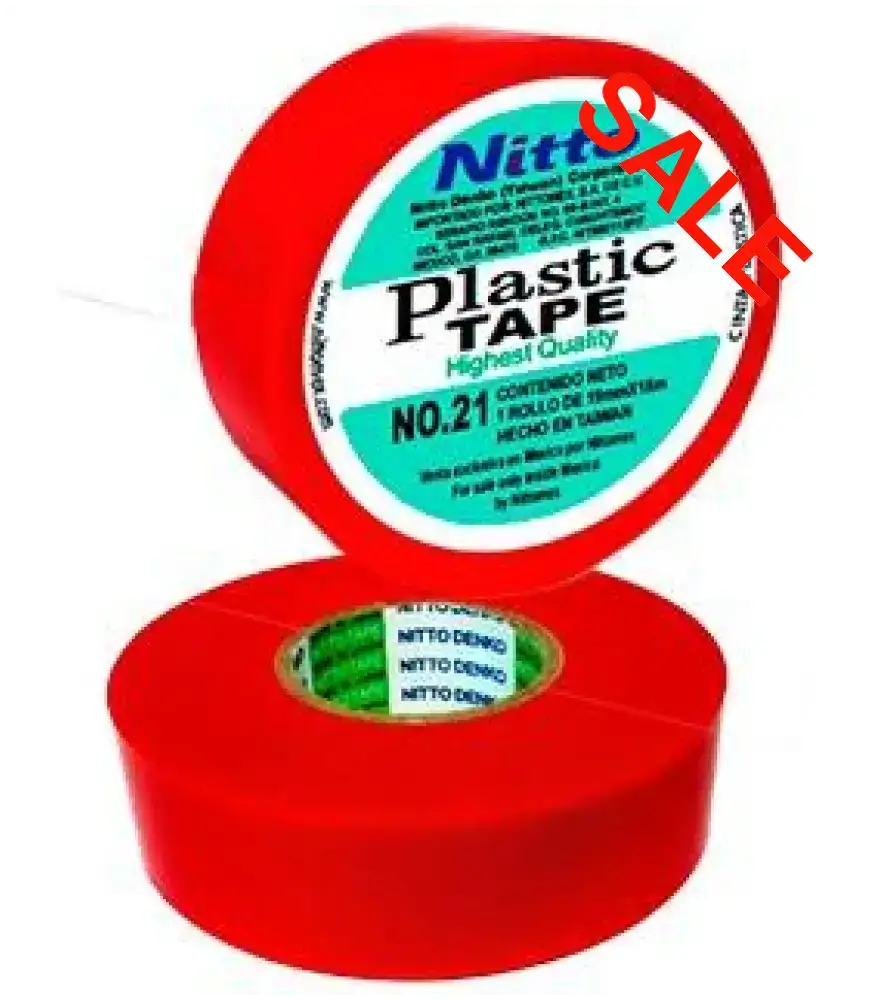 NITTO 21 INSULATION TAPE RED 20M X 18MM Nitto 21 Nitto Tape