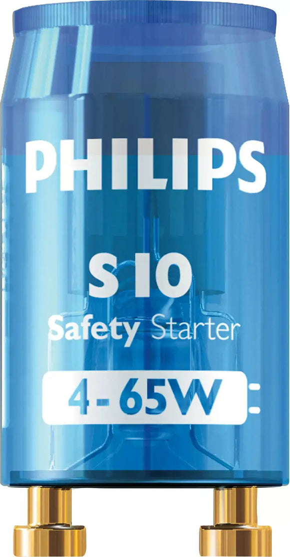 PHILIPS | s10 4-65w sin 220-240v bl lis/12x25 | STARTERS