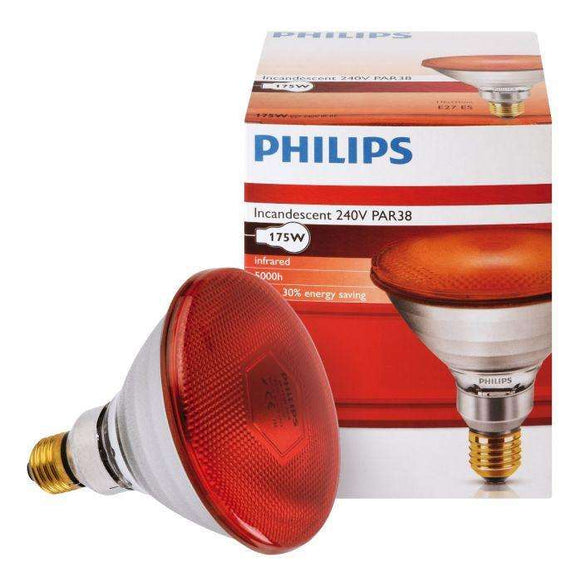 PHILIPS | par38 ir 175w e27 230v red 1ct/12 | INFARED